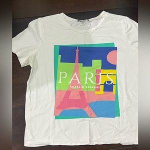 Such a cute Womens Paris top bought from Zara!